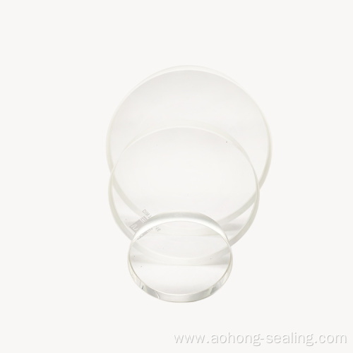 Round circle clear Tempered Borosilicate Sight Glass